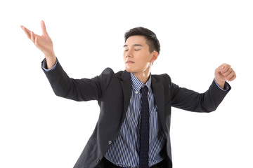 Business conductor man