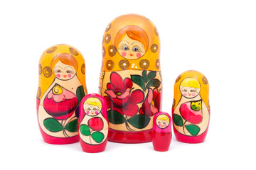 Babushkas or matryoshkas dolls.