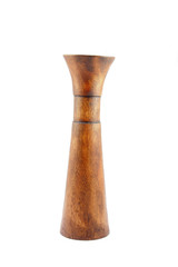 Wooden vase