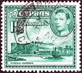Kyrenia Harbor (Cyprus 1938)