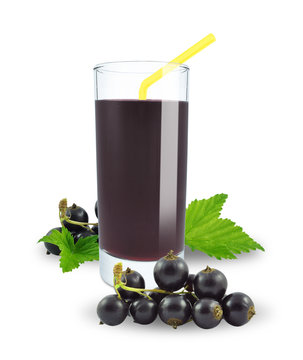fresh blackcurrant juice