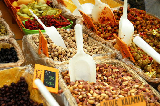 m&uuml;sse auf dem markt