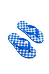 Flip flops isolated white background