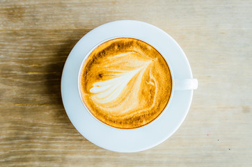 Latte coffee