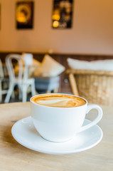 Latte coffee