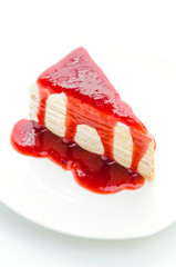 Strawberry Crepe cake
