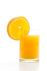 Orange juice glass