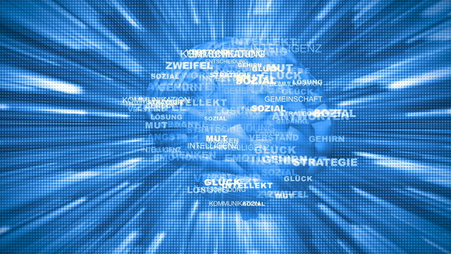 Digitales Gehirn Hintergrund 2