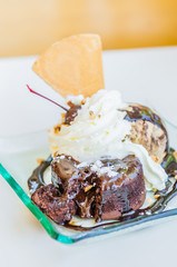 Chocolate lava cake