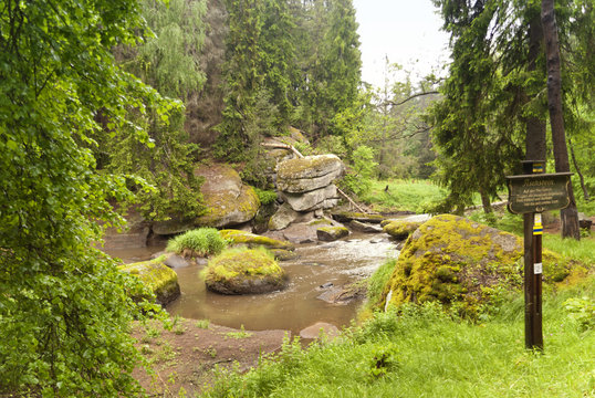 On the Hiking Trail Goldsteig, Germany