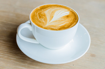 Latte coffee