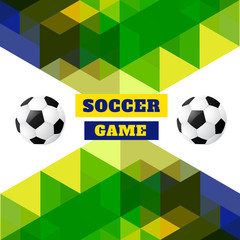 Obraz premium abstract football art
