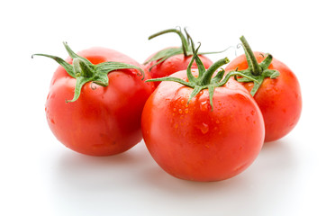 Tomato isolated on white