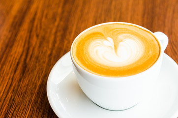 Latte coffee
