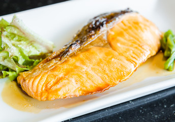 Salmon teriyaki