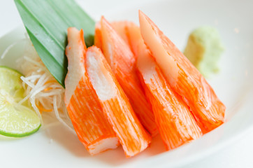 Kani sashimi