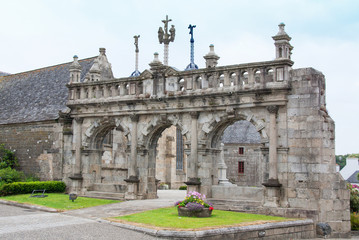 Obraz premium Arc de triomphe de l'église Saint Suliau à Sizun, Finistère