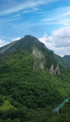 Fototapeta na wymiar Tara river canyon in Montenegro