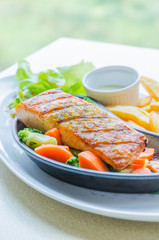 Salmon grilled