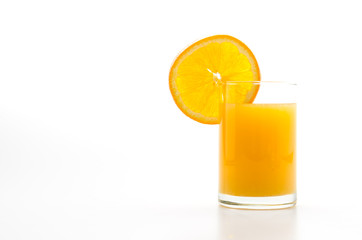 Orange juice glass