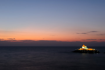 Sunrise on the part the most moved to the South of India