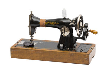 sewing-machine on the white background