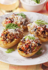 Stuffed potatoes
