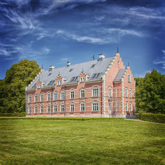 Fototapeta na wymiar Helsingborg castle estate