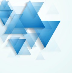 Bright blue tech background