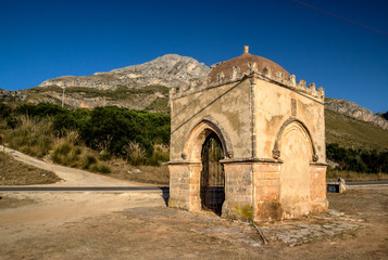Fototapeta na wymiar Sicilia Cappella di Santa Crescenzia - San Vito Lo Capo