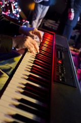 Keyboard Player's Hands