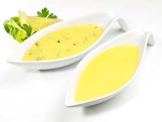 Buttersaucen - Sauce Bearnaise und Sauce Hollandaise