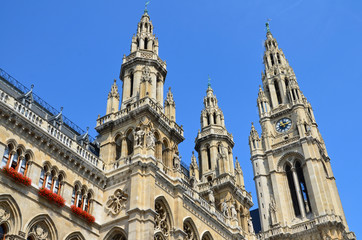 Obraz premium rathaus in wien