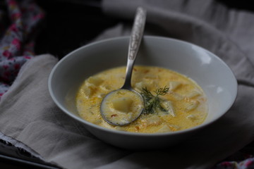 суп с сыром