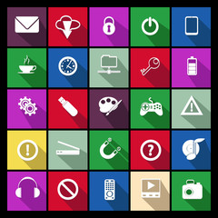 Flat Vector Icon Set