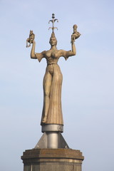 Fototapeta na wymiar Bodensse, Konstanz, Imperia Statue am Hafen