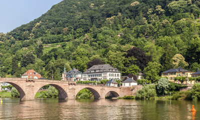 Fototapeta na wymiar Old bridge in Heidelberg - Germany