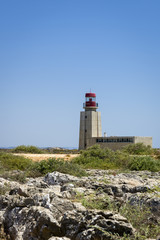 Fototapeta na wymiar Sagres fortress Lighthouse, Portugal