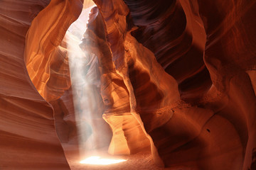 Antelope canyon light USA