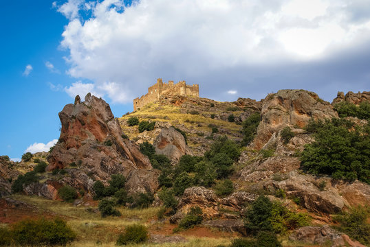 Castle at Riba de Santiuste, Castilla la Mancha, Spain