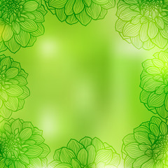 Abstract green background