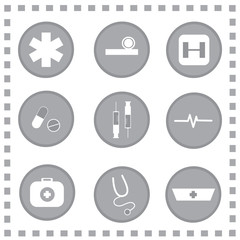 Fototapeta premium Hospital icon