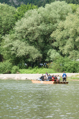 Spływ Dunajcem, Pieniny Polska