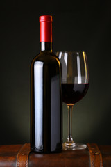Bottle of red wine
