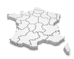 Fototapeta premium carte de France