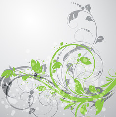 Abstract floral background