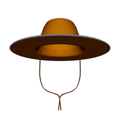 Cowboy hat - 3D render
