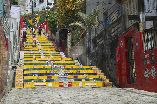 Escadaria Selaron Steps Rio de Janeiro Brazil