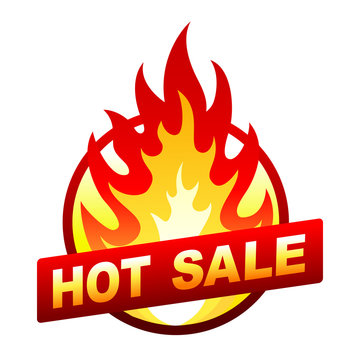 Hot sale fire badge, price sticker, flame