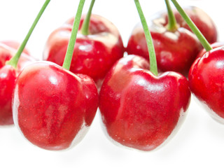 cherry isolated on white background